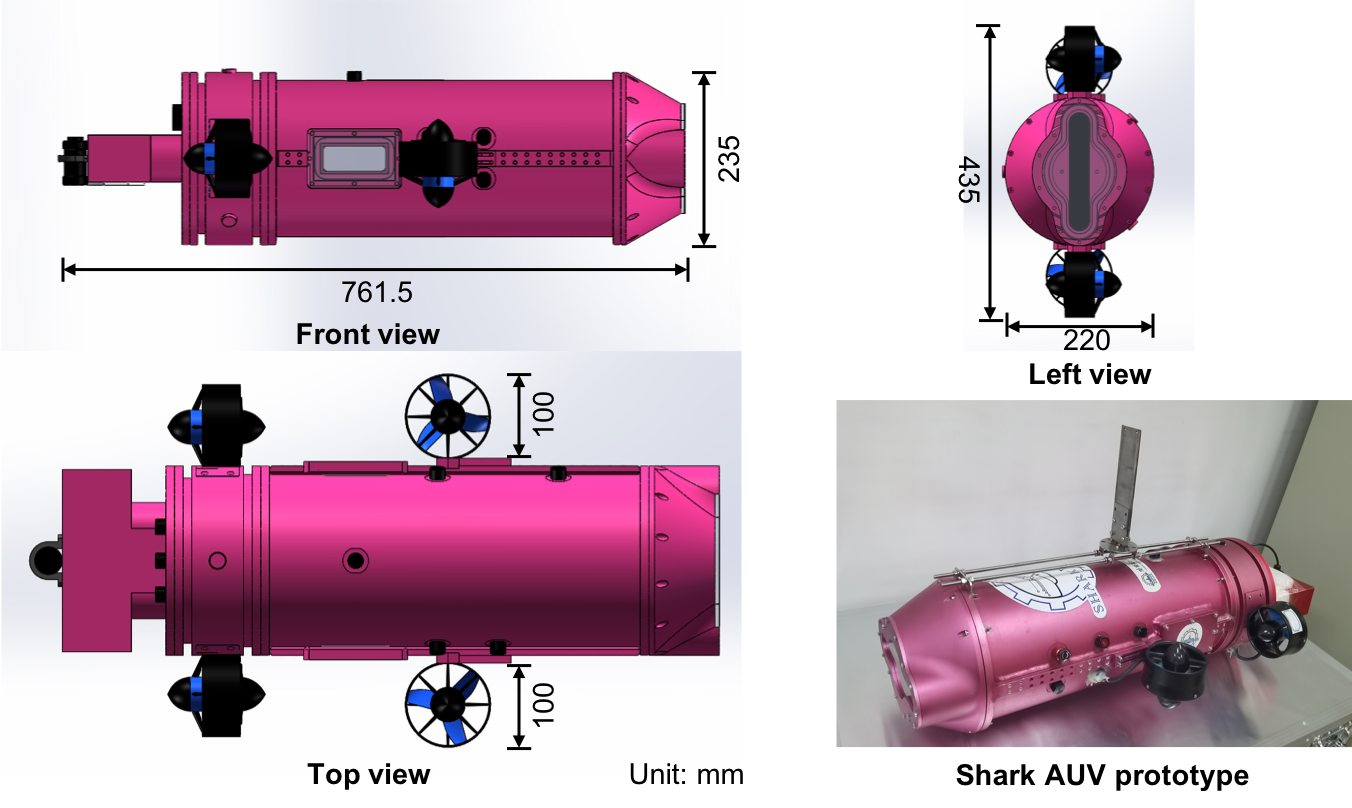 Vision-based underwater inspection with portable autonomous underwater vehicle: development, control, and evaluation